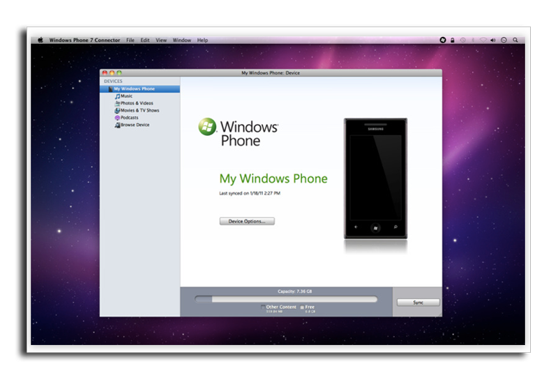 windows phone for mac app